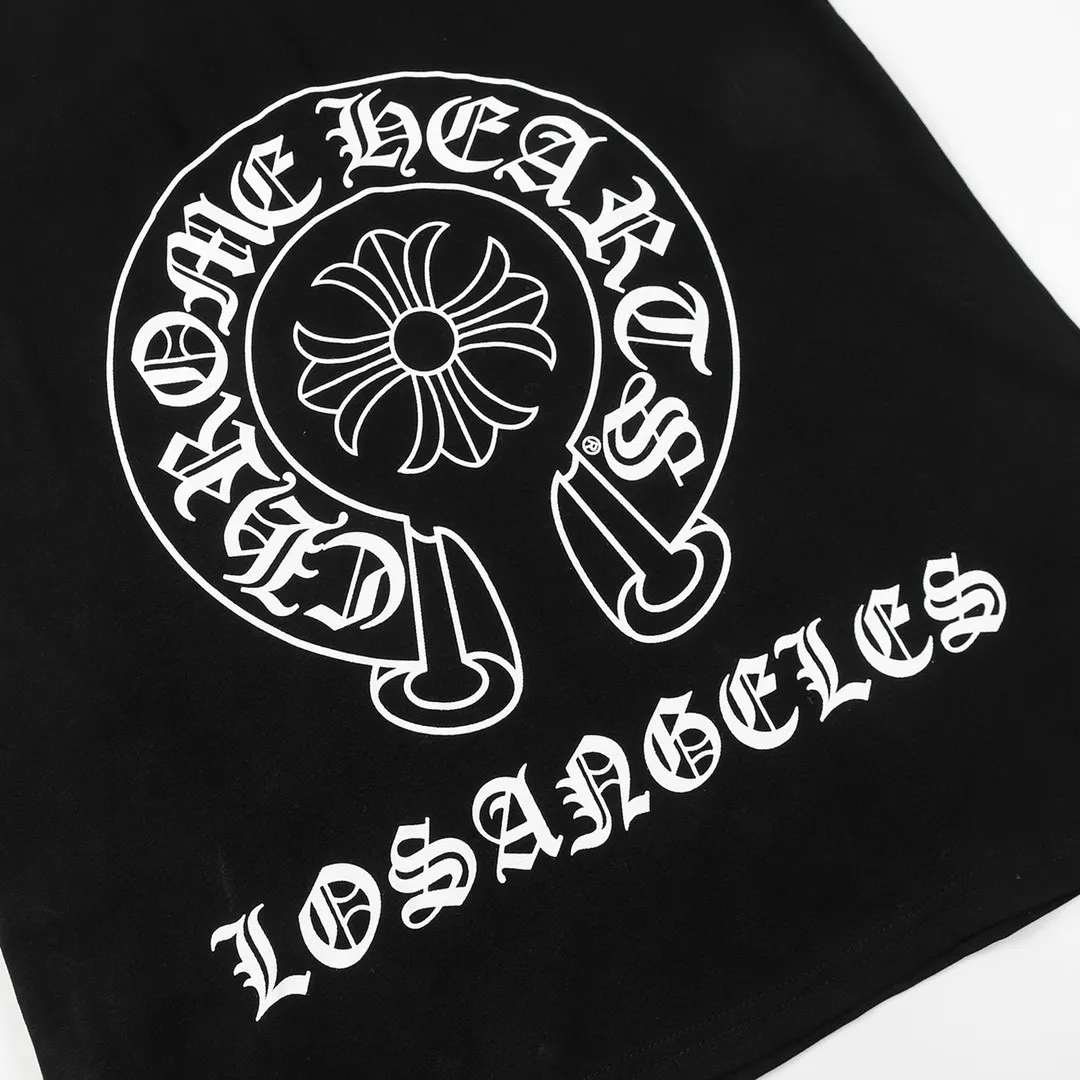 P180 #2105 -Chrome Hearts/Chrome Hearts 23ss scroll horseshoe Sanskrit printed popular long-sleeved T-shirt -High weight, high density and high quality. The wool is soft, delicate and skin-friendly. It feels soft and silky. It has excellent warmth and skin-friendly properties.